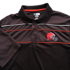 Cleveland Browns Polo Shirt Men’s Medium NFL TX3 Cool NFLTeam Apparel